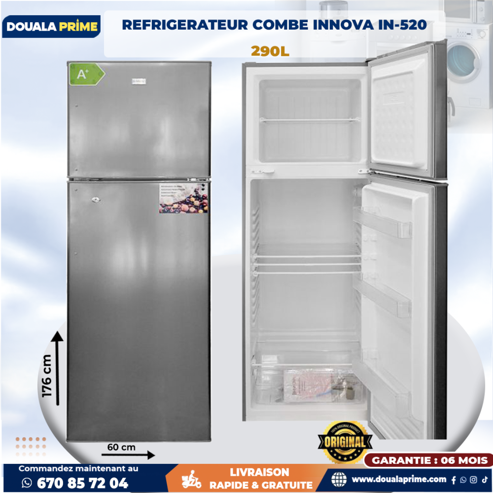 Réfrigérateur OINNOVA– Grande capacité & économie d’énergie | Achat en ligne