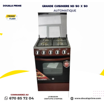 Cuisinière gaz et électrique – Performance & fiabilité