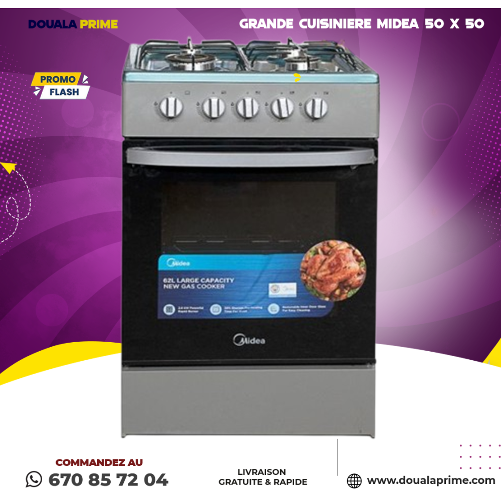 Cuisinière gaz et électrique – Performance & fiabilité