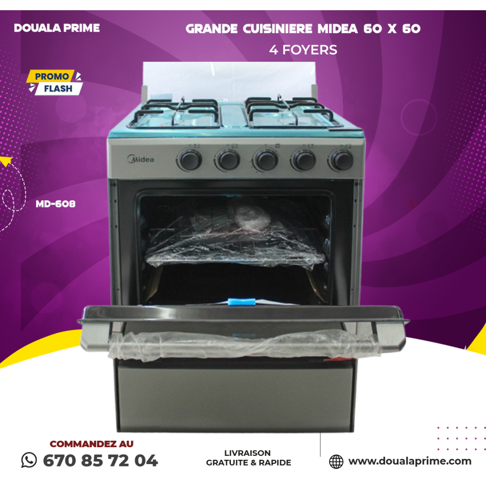 Cuisinière gaz et électrique – Performance & fiabilité