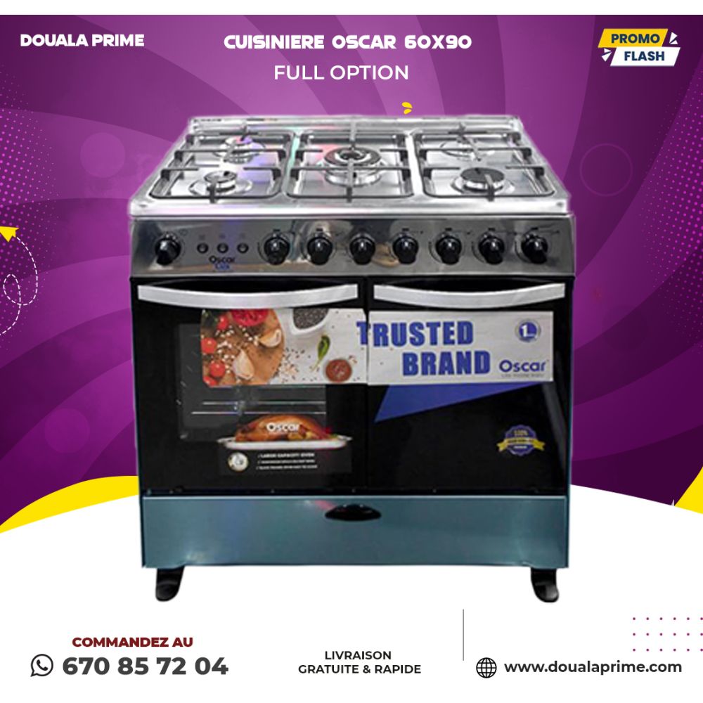 Cuisinière gaz et électrique – Performance & fiabilité