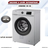 Machine à laver Hisense WFVB6010MT 6Kg Automatique – Compacte et Performante