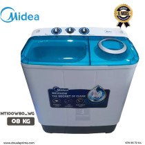 Machine à laver MIDEA MT100W80_WG Semi-Automatique 10Kg – Simplicité et Efficacité