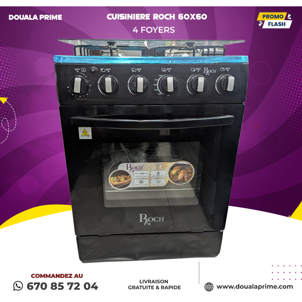 Cuisinière gaz et électrique – Performance & fiabilité