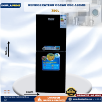 OSCAR DOUBLE DOOR FRIDGE -350L