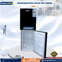 OSCAR DOUBLE DOOR FRIDGE -350L