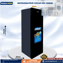 OSCAR DOUBLE DOOR FRIDGE -350L