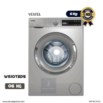 Machine à laver VESTEL W610T2DS Automatique 6Kg – Compacte et Performante