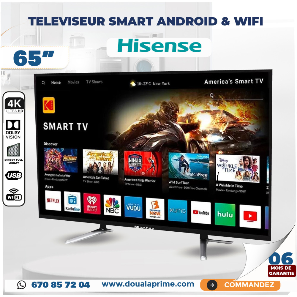 Télévision 4K UHD : Image Haute Qualité