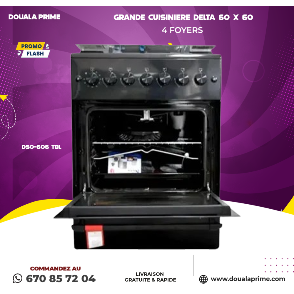 Cuisinière gaz et électrique – Performance & fiabilité