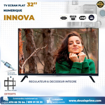TV SMART 32pouces 4K Ultra HD - Image nette et couleurs vives | Marque INNOVA