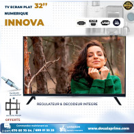 SMART TV 32-inch 4K Ultra HD - Sharp image and vivid colors | Brand INNOVA