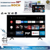 SMART TV 32-inch 4K Ultra HD - Sharp image and vivid colors | Brand ROCH