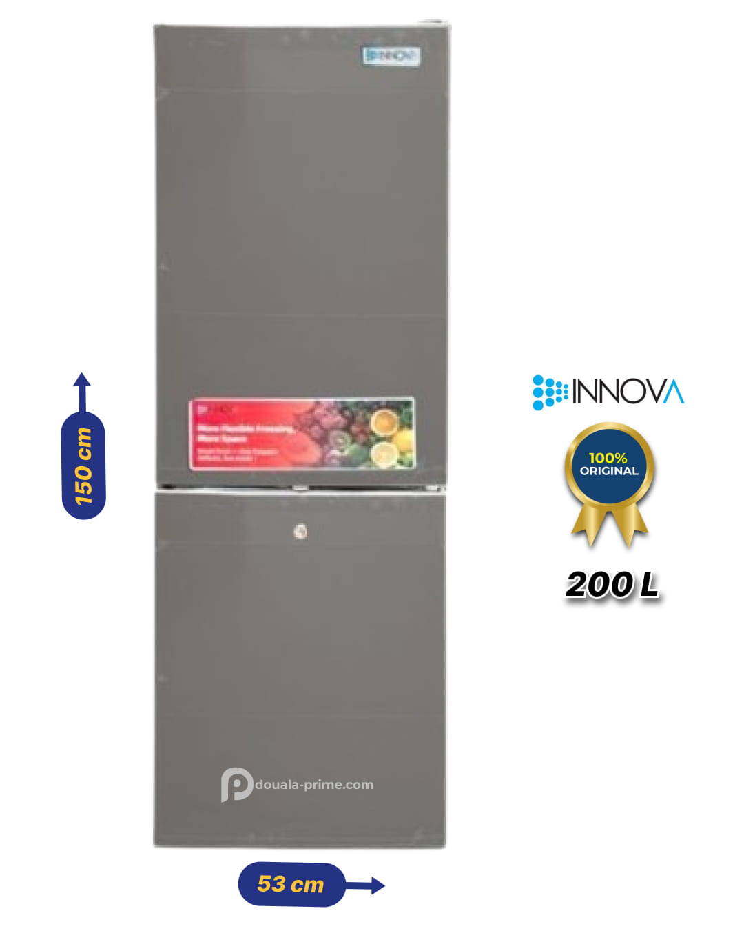 REFRIGERATEUR COMBINE COFFRES INCASSABLES  INNOVA IN-271  200L
