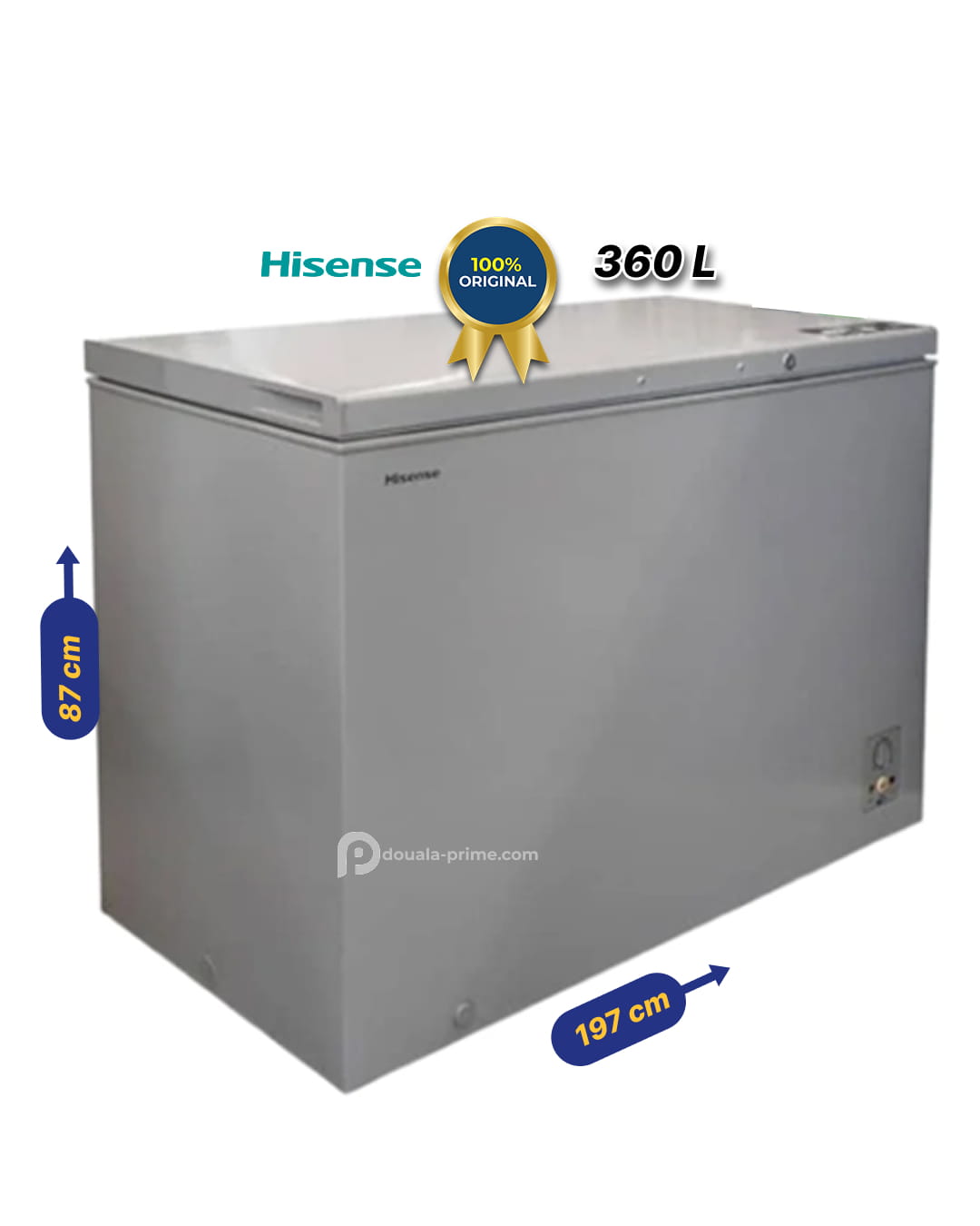 Congélateur coffre Hisense - FC-490 - 360L