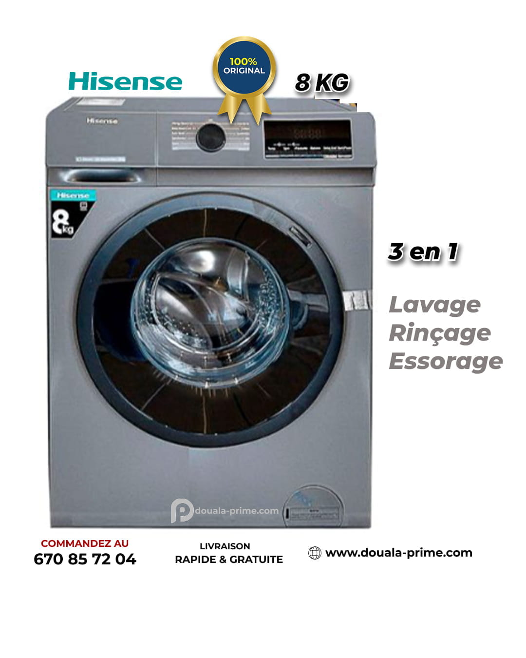 MACHINE A LAVER AUTOMATIQUE 8KG INVERTER - FRONT LOAD A+++ - WFQP8014EVMT