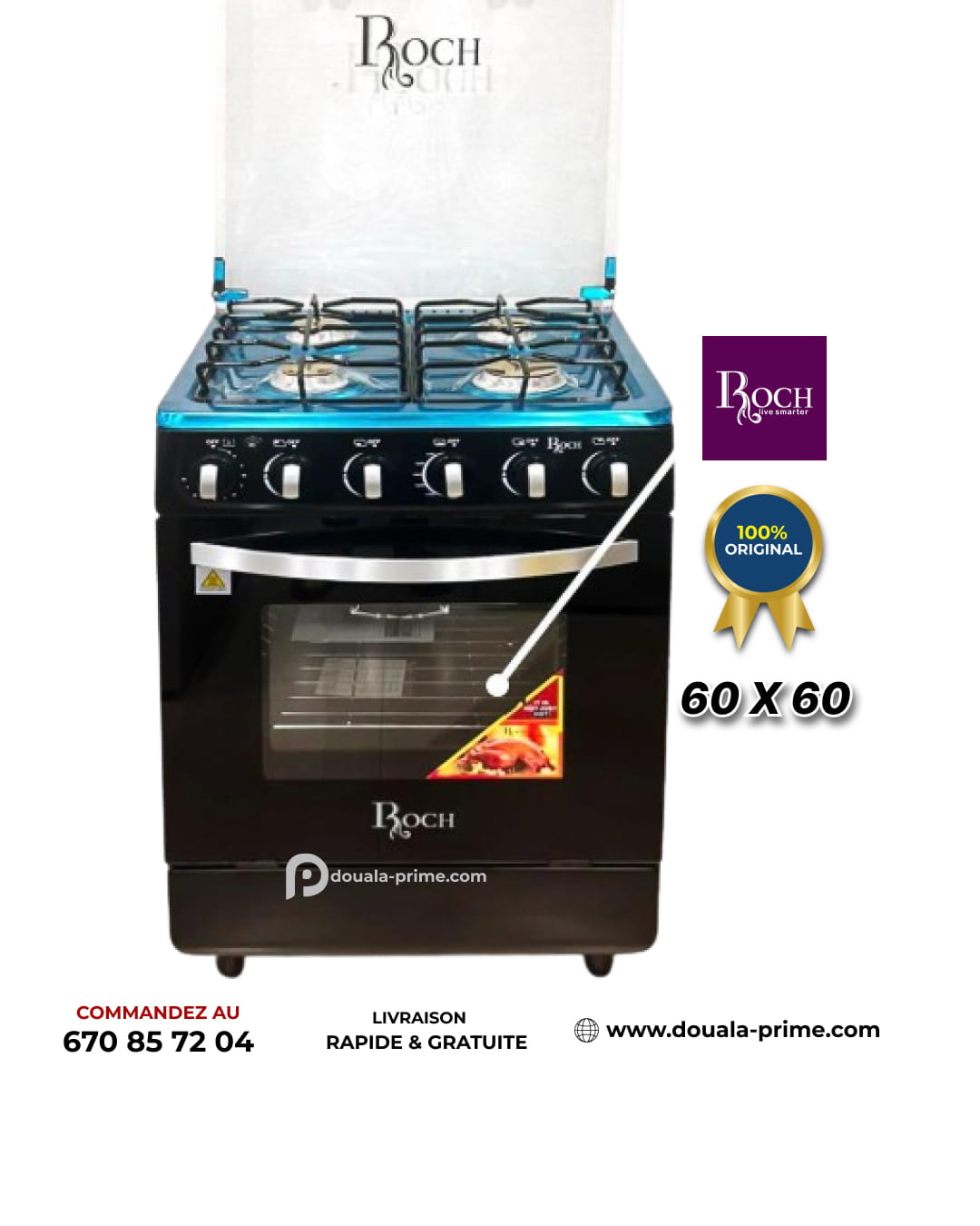 CUISINIERE AUTOMATIQUE ROCH  60 X 60