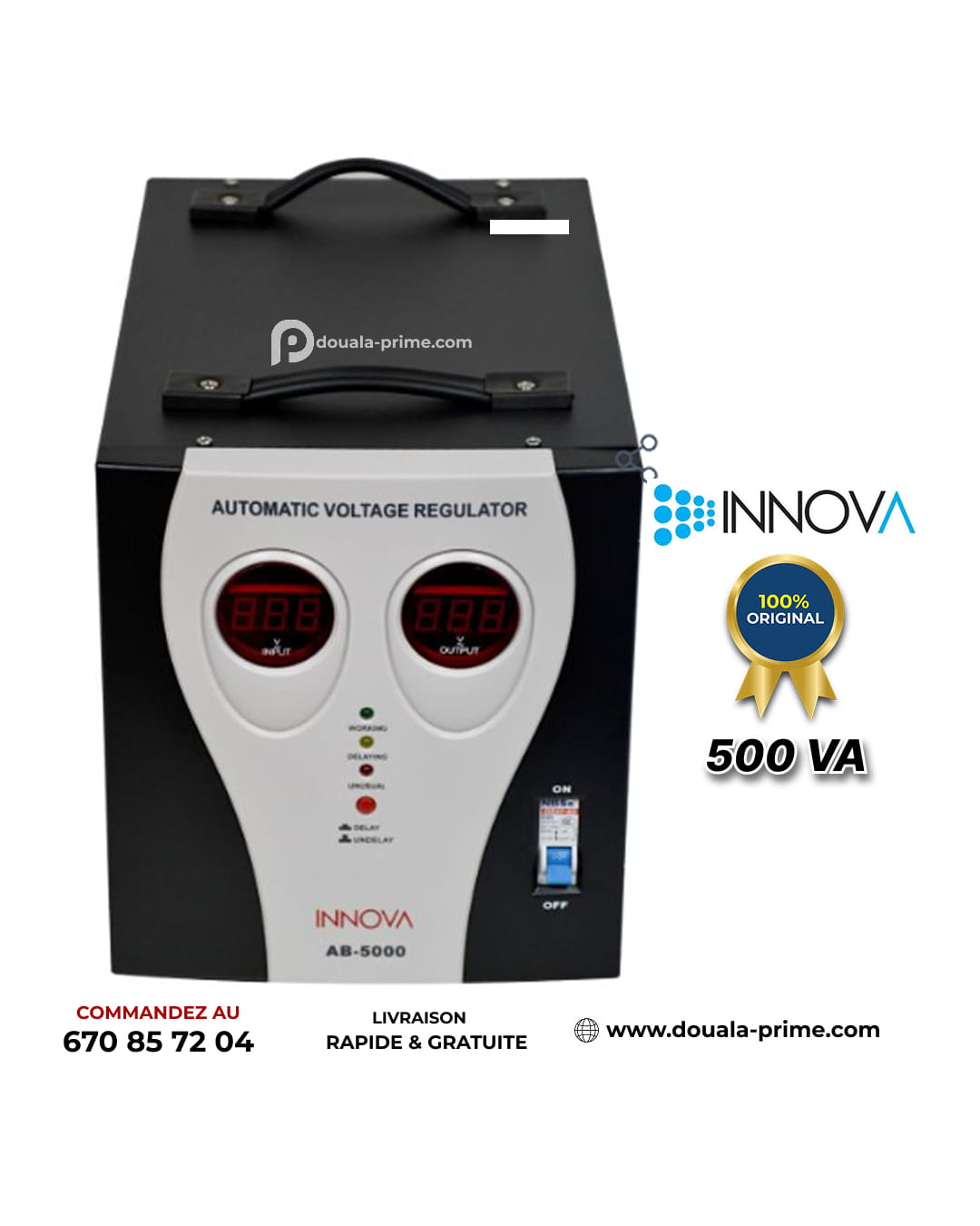 Régulateur De Tension AB-5000VA- Innova