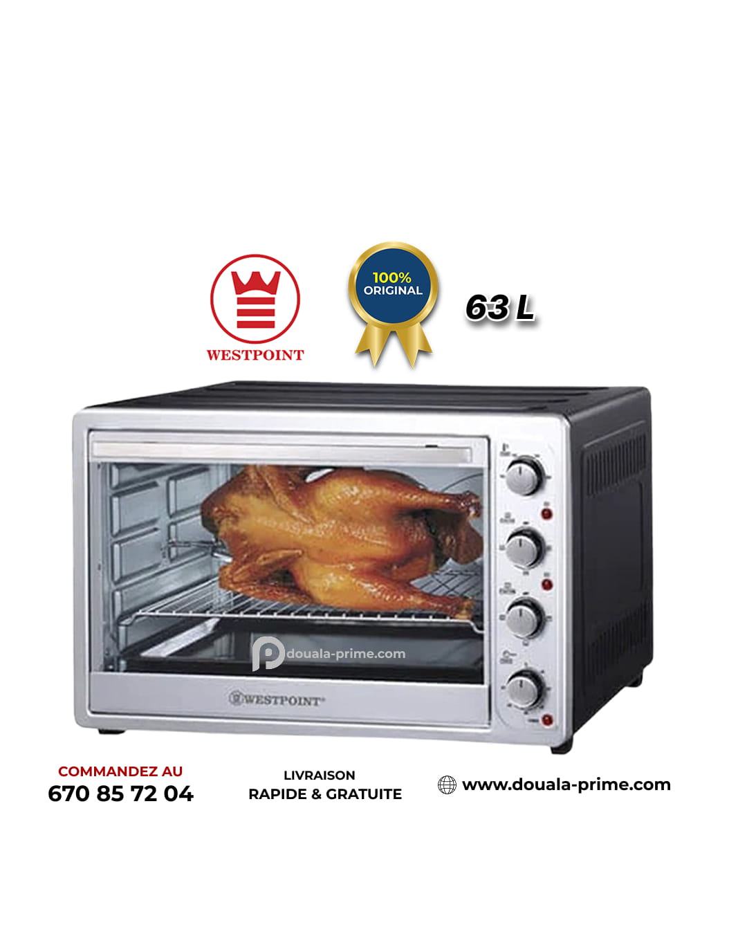 FOUR ELECTRIQUE WESTPOINT 63L  WOY-6317.5