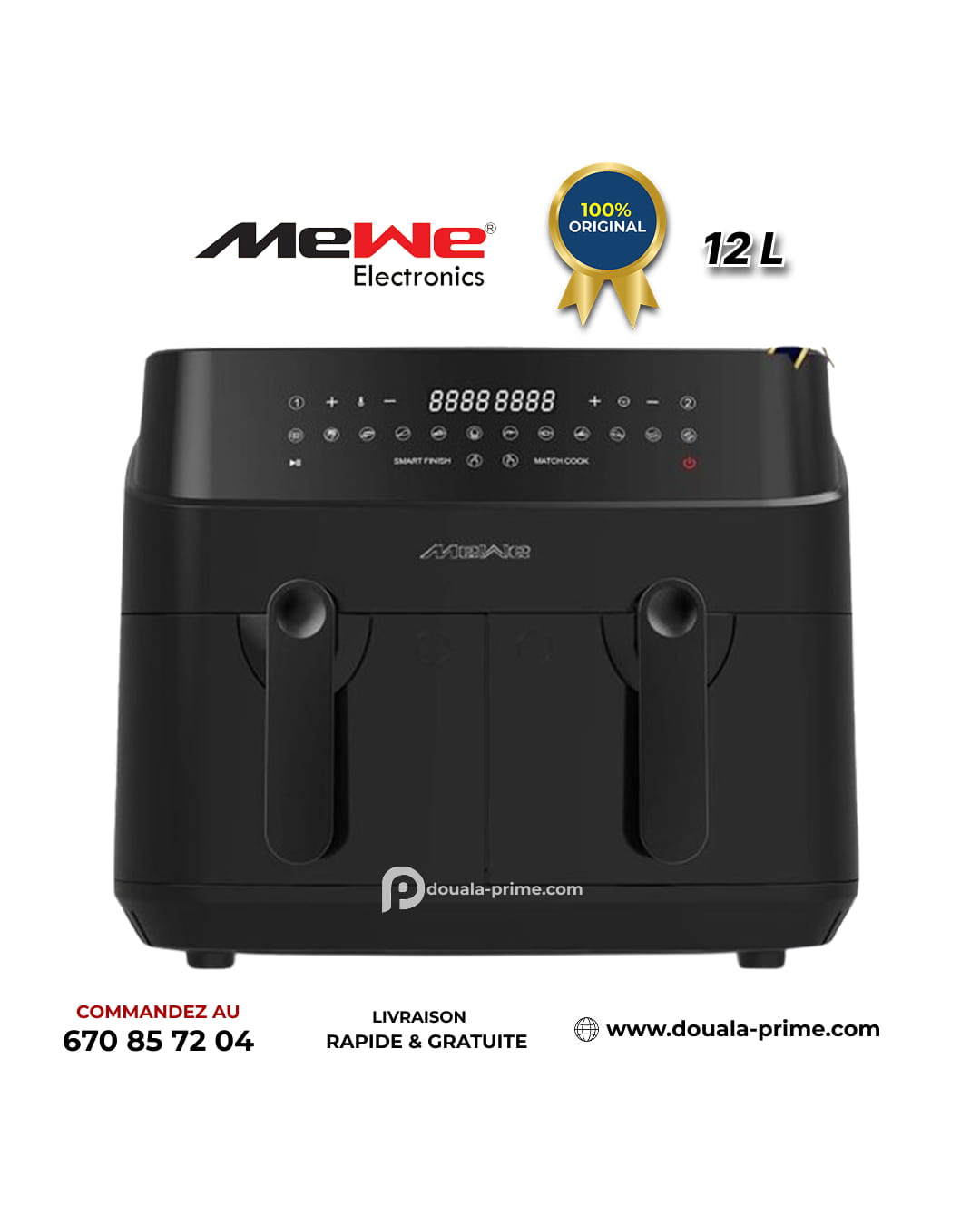AIR FRYER MEWE 12L - MWKCA-AIRF1201